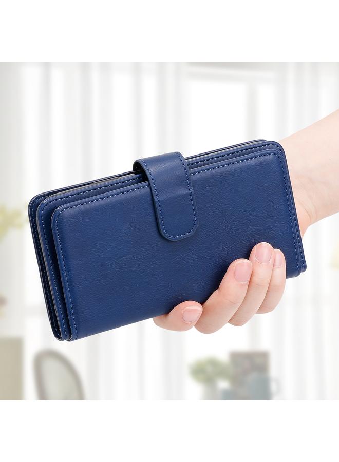 اس-توب جراب هاتف جلدي متعدد الوظائف لهاتف Redmi 13 4G Global مع 10 فتحات للبطاقات - Image 2