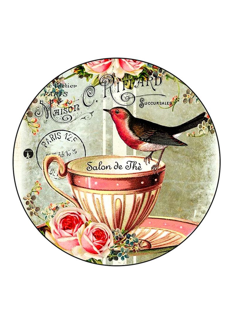 RKN Vintage Art Printed Large Pin Multicolour - Image 1