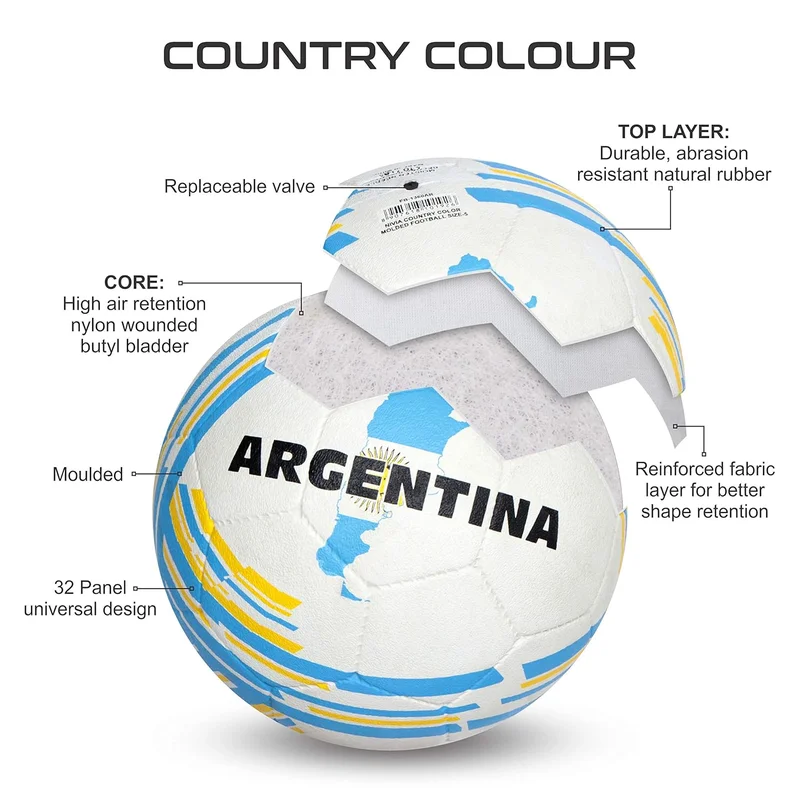 نيفيا Nivia Country Colour Argentina Football - Size 3