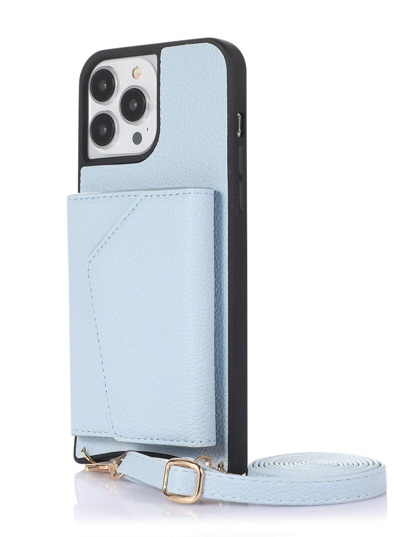 Suteni Back Cover Card Slots Leather Phone Case for iPhone - Image 1