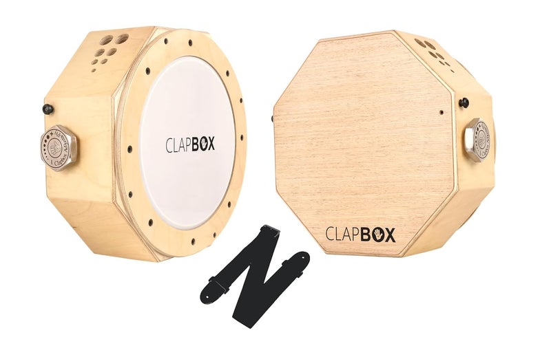 Clapbox Cajembe Travel Cajon (3 instruments in 1) - Rubber wood with Carry Bag - Image 1