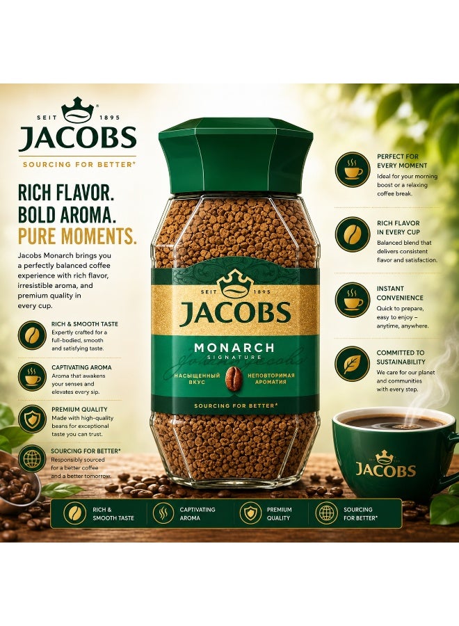 Jacobs Coffee Monarch 95g - Image 4