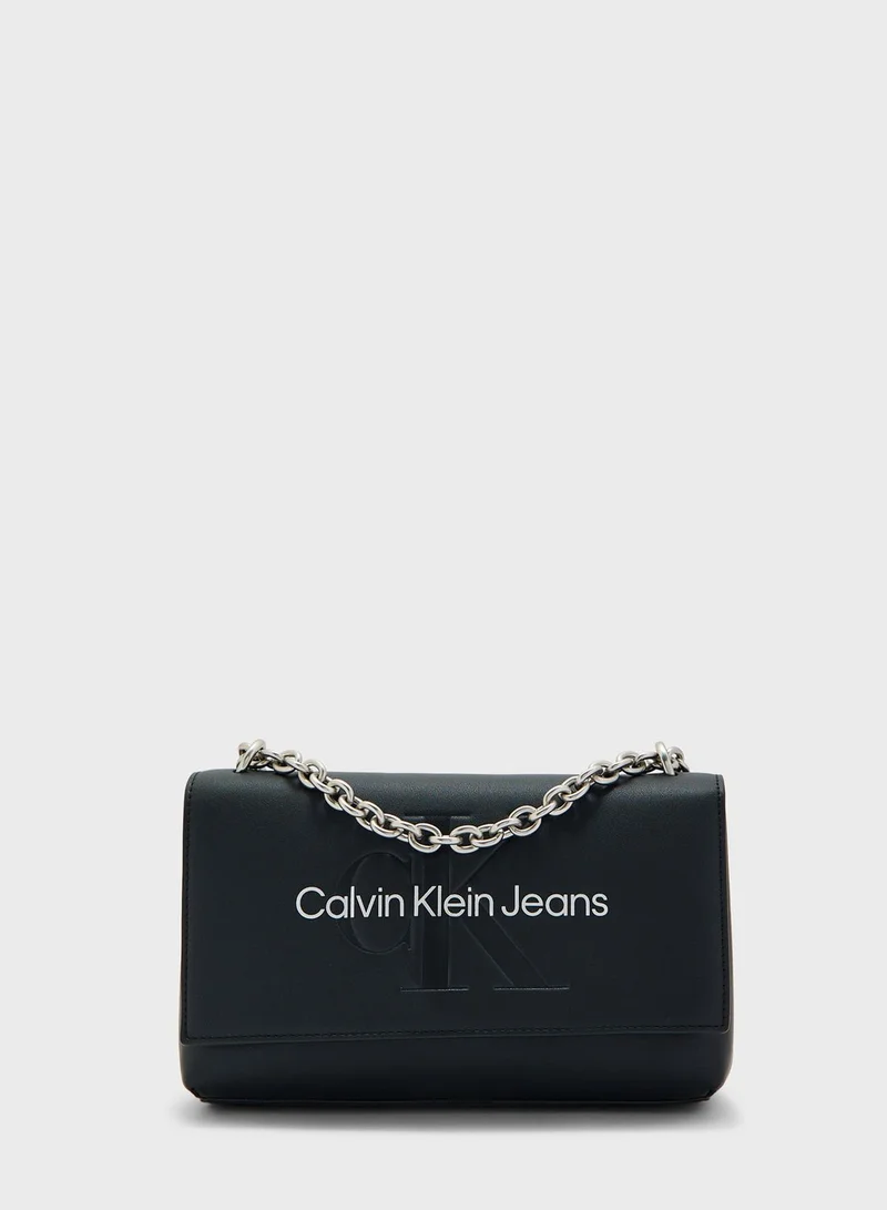Calvin Klein Jeans Sculpted Ew Flap Over Crossbody