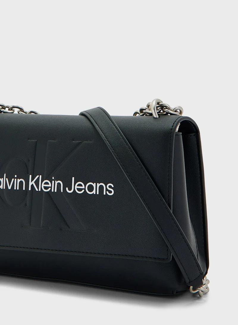 Calvin Klein Jeans Sculpted Ew Flap Over Crossbody