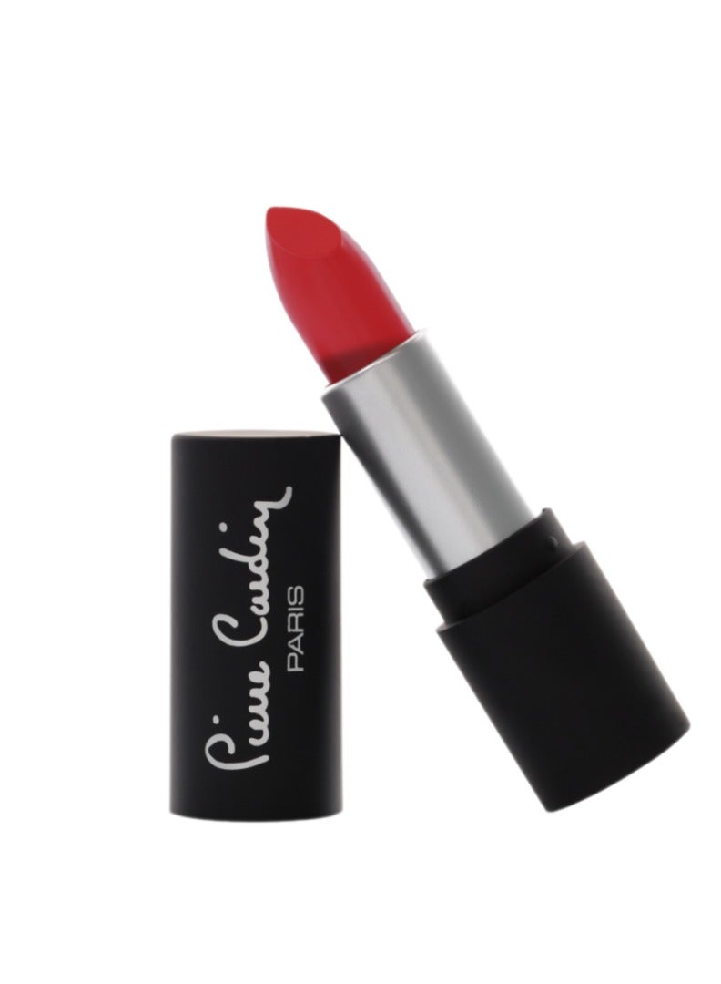 Pierre Cardin Matte Chiffon Touch Lipstick Bright Red 189 - Image 2