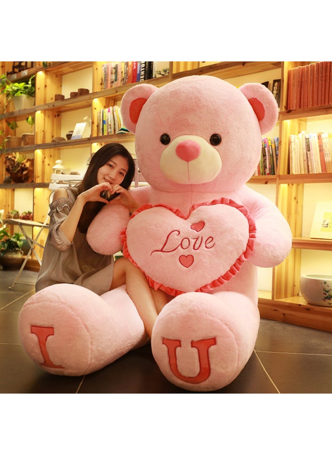 Generic Oversized Panda Doll Giant Doll Agent Pacifying Children's Birthday Plush Toy Teddy Bear Gift Wholesale-Color:Pink IU Hug Bear-Height:Standard 2.6 Meters (about 34kg)  - Image 1