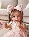 BABESIDE Lifelike Reborn Baby Dolls Dara 20 Inch RealisticNewborn Baby Doll Brown Hair Girl Handmade Real Life Baby Dolls with Clothes and Toy Accessories Gift for Kids Age 3 - Image 4