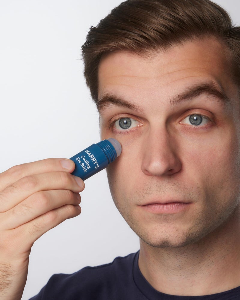 Harry's Cooling Eye Kit for Men - Gua Sha Depuffing Facial Massage Tool and Cooling Eye Stick - Image 3