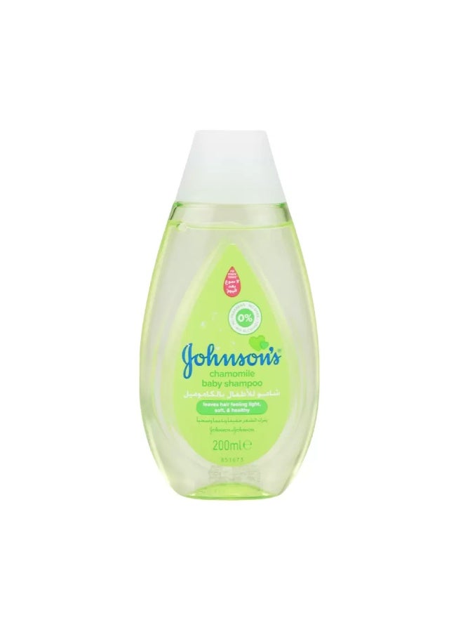 Johnson's Chamomile Baby Shampoo For Soft Healthy Hair- 200ml - Image 1