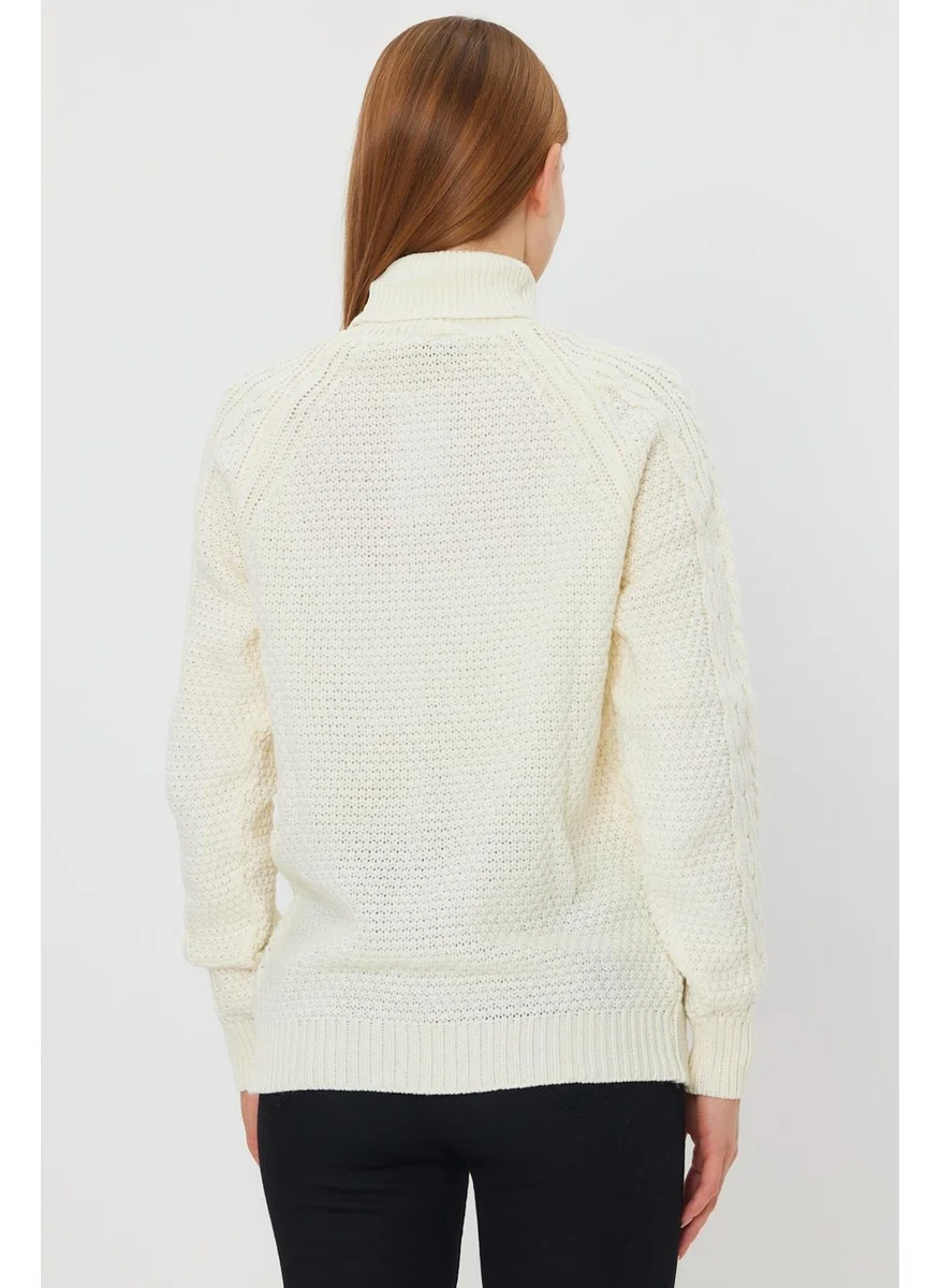 Alexandergardi Braided Turtleneck SWEATER (B21-18119)