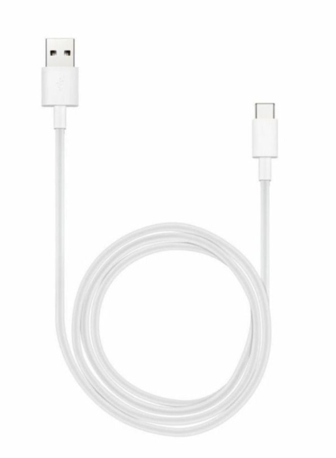 جيرلاكس شاحن USB Type-C سريع الشحن USB 2.0 كابل نقل البيانات - أبيض - طول 1 متر للأندرويد - Image 3