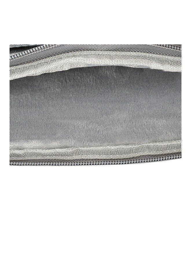 NIBEMINENT 15.4 Inch Waterproof Nylon Laptop Briefcase Light Grey  - Image 4