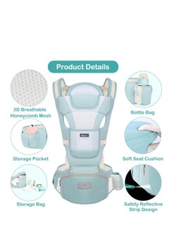 ARCOON ARCOON Baby Carrier, Ergonomic Infant Carrier with Hip Seat Lumbar Support, Baby Newborns to Toddler Breathable Mesh Baby Carrier  - Image 2