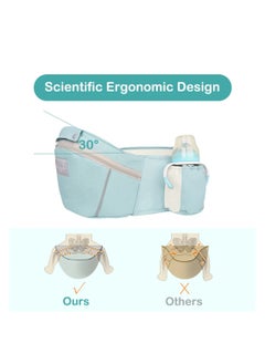 ARCOON ARCOON Baby Carrier, Ergonomic Infant Carrier with Hip Seat Lumbar Support, Baby Newborns to Toddler Breathable Mesh Baby Carrier  - Image 3