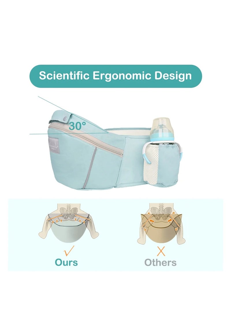 ARCOON - ARCOON Baby Carrier, Ergonomic Infant Carrier with Hip Seat Lumbar Support, Baby Newborns to Toddler Breathable Mesh Baby Carrier - Image 1