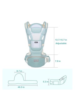 ARCOON ARCOON Baby Carrier, Ergonomic Infant Carrier with Hip Seat Lumbar Support, Baby Newborns to Toddler Breathable Mesh Baby Carrier  - Image 4