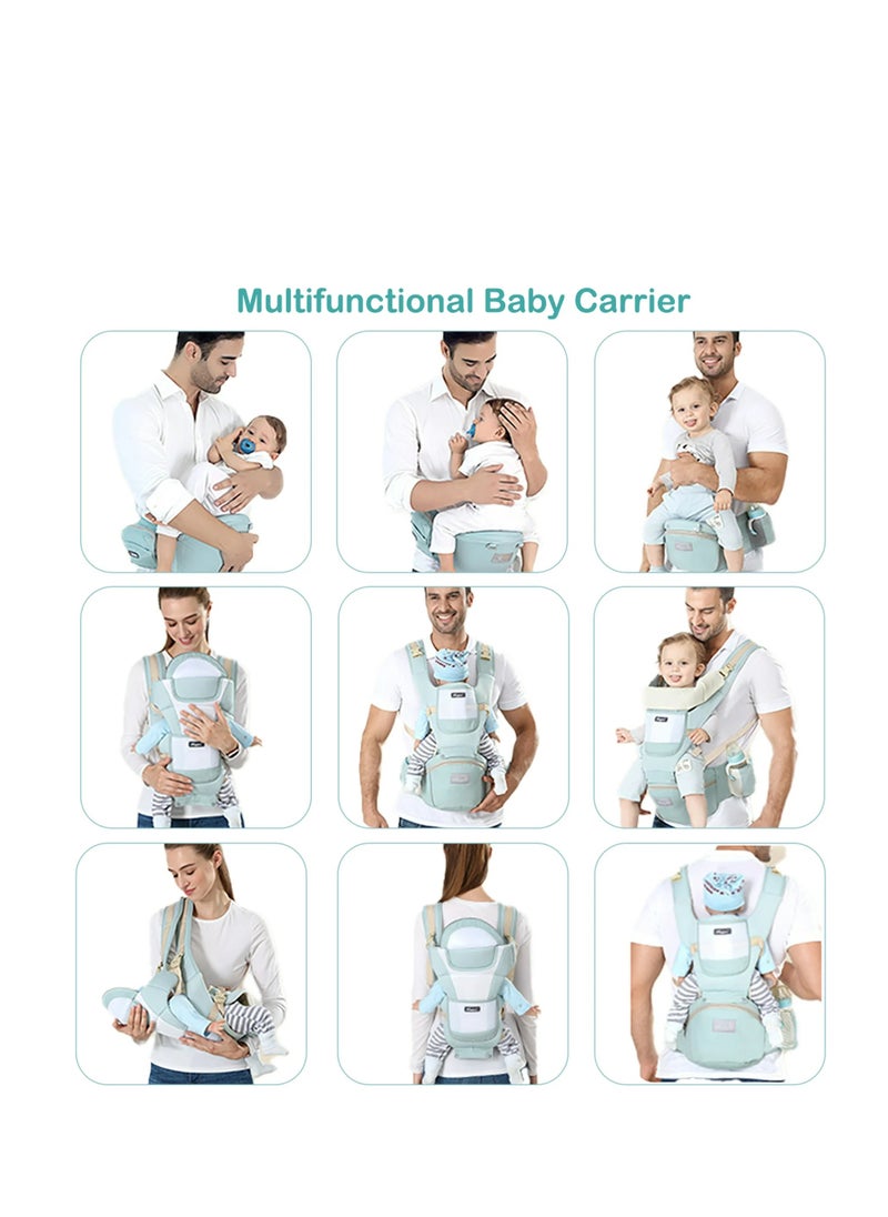 ARCOON - ARCOON Baby Carrier, Ergonomic Infant Carrier with Hip Seat Lumbar Support, Baby Newborns to Toddler Breathable Mesh Baby Carrier - Image 1