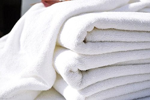 LINENWALAS 100 Cotton Bath Towel 1 Pc Terry Towel White Bath Towel for Hotel 550 GSM Soft Touch Bath Towels 30 60 inch - Image 3