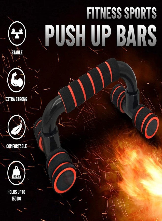 FirstFit Professional Hand Gripper with Counter & Push Up Stand Bar Combo | Forearm Strengthener, Grip Strengthener with Dips Stand for Calisthenics | Home Gym Workout Equipment for Men & Women - Image 4