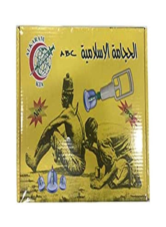 ABC Professional Cupping Therapy Set with Air Suction Technology - 12 Versatile Pieces for Pain Relief and Health Improvement - Image 2