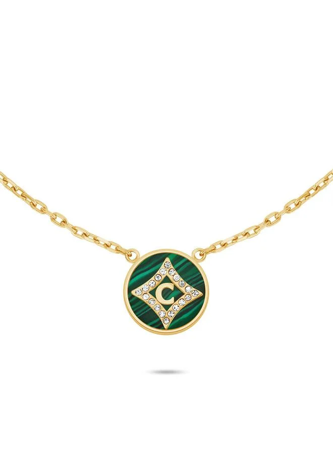 Tessa Gold Plated Stainless Steel Pendant Necklace for Women 450mm