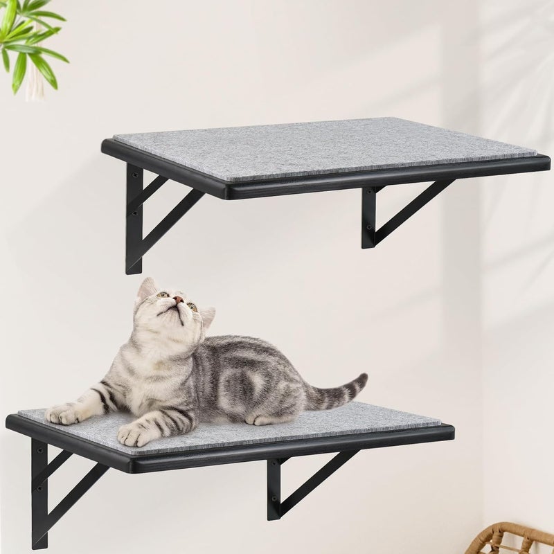 GADKE Scratching Posts Cat Shelves Wall Mount Cat Wall Furniture Cat Scratch Post - Image 1