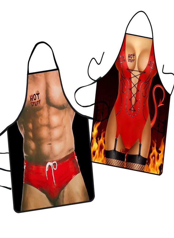 M1NTP1US + Christmas Gag Gift Exchange - Xmas Holiday Funny Apron White Elephant Party Gifts for Men Women - Image 1