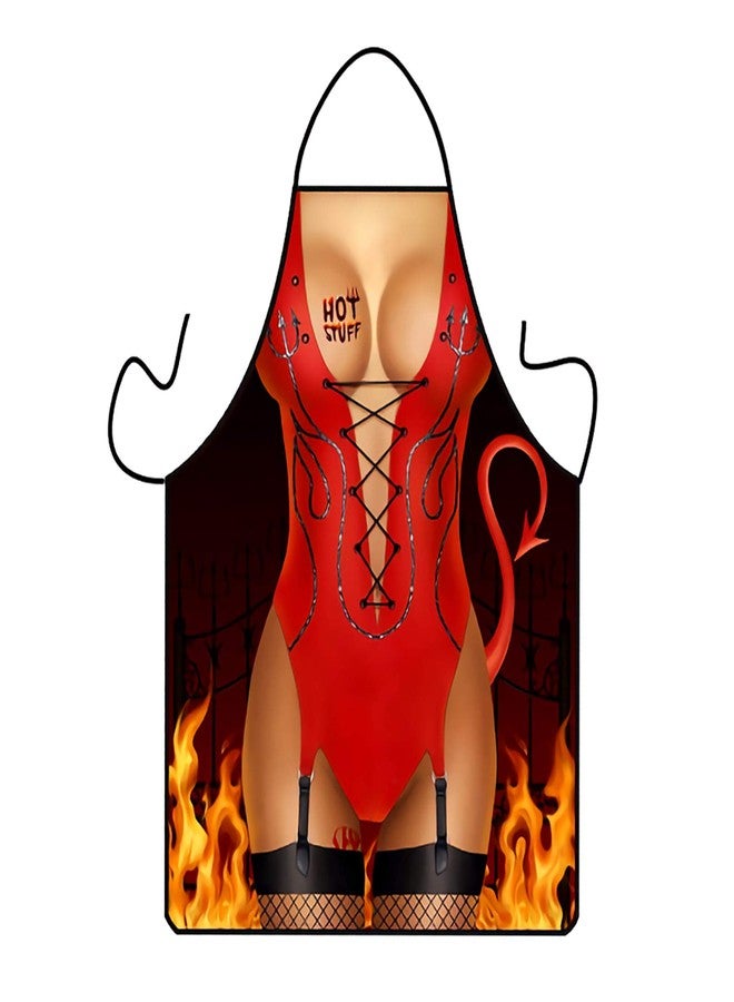 M1NTP1US + Christmas Gag Gift Exchange - Xmas Holiday Funny Apron White Elephant Party Gifts for Men Women - Image 3