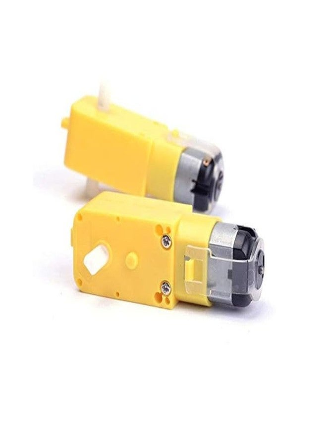 ESPtronics محرك ESPtronics DC BO رباعي القطع مع عمود مزدوج للعجلة لمشاريع العلوم، سيارة ذكية، روبوت، محرك تروس 5 فولت DC، طقم روبوتات يمكنك تركيبه بنفسك - Image 4