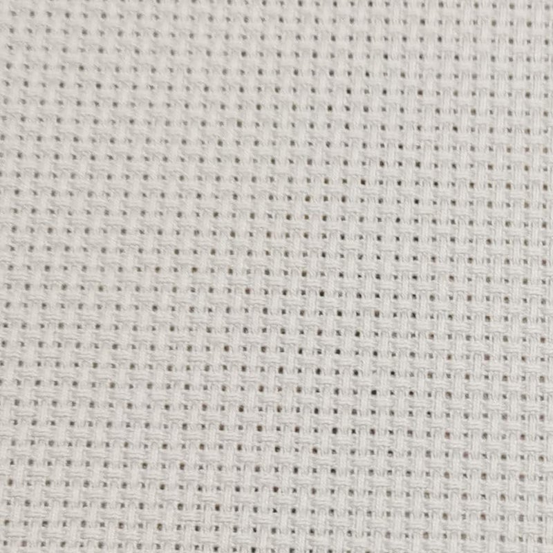 KCS 59" x 1 Yard 14ct Counted Cotton Aida Cloth Cross Stitch Fabric (Beige) - Image 3