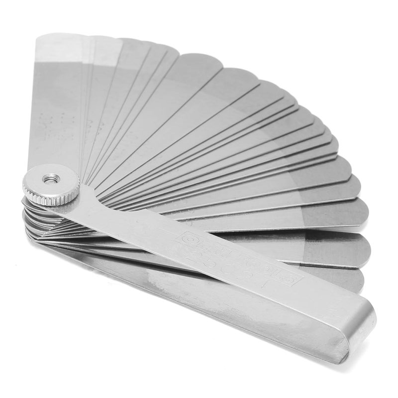 Oemtools 25024 22 Blade Go-No-Go Feeler Gauge  Precision Measurement For Mechanics  Ideal For Engine Tappets  Machine And Guitar Setup  Includes Metric And Sae Blades - Image 1