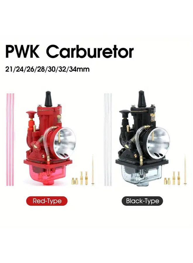 PWK Carburetor 34mm Black With Power Jet For 2T 4T Motorcycle Dirt Bike Pit Bike Scooter ATV - Image 1