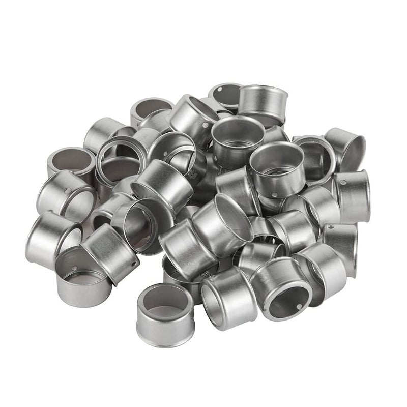 Pack of 100 EFIELD Pex 34 inch Stainless Steel Press Sleeve For Brass ASTM F1807 or Poly PPSU ASTM F2159 PEX FittingsSLEEVE004100PCS