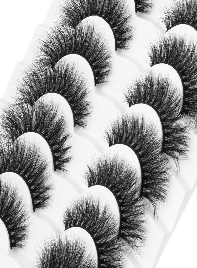 DYSILK Lashes Cat Eye Eyelashes - Mink Lashes Fluffy 7 Pairs 8D Faux Lashes Wispy Natural Look False Eyelashes Long Lashes Pack Soft Reusable |Cat Eye 16mm - Image 2