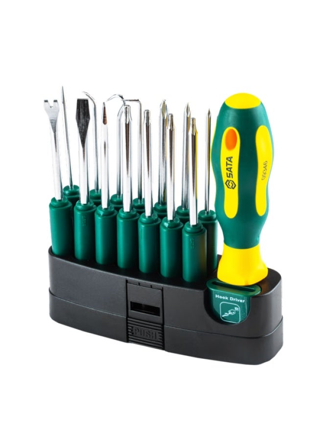 Sata 16pcs Interchangeable Head Screwdriver Set 09346 - Image 1