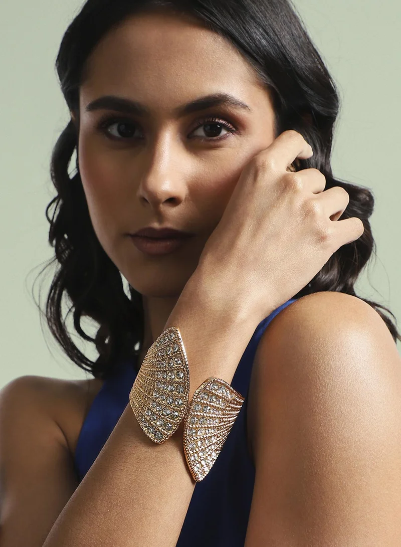SOHI Crystal Fan Artificial Bracelet Jewellery