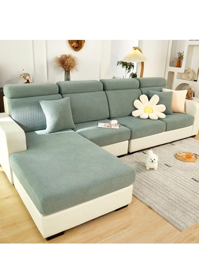 عام غطاء وسادة الأريكة، غطاء الأريكة المطاطي، غطاء مقعد الأريكة المطاطي العالمي، غطاء غير قابل للانزلاق لوسادة الأريكة، غطاء الأريكة والكرسي بشكل حرف L، حماية الأثاث. - Image 4