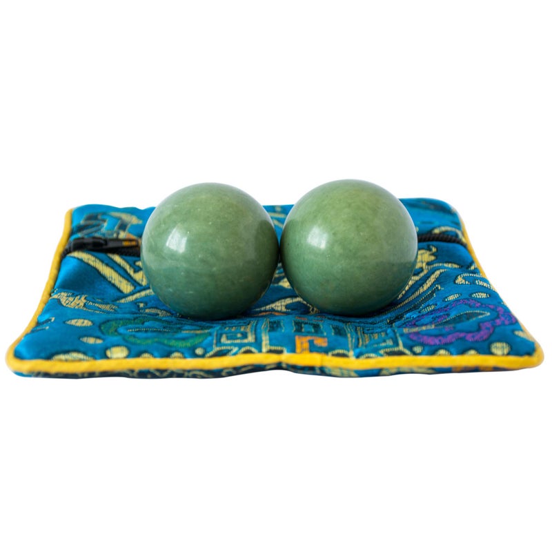 Dark Green Baoding Balls Marble Chinese Health Exercise Massage Balls Stress Relieve Hand Exercise Tool Relax Fingers Gift Dark Green 14