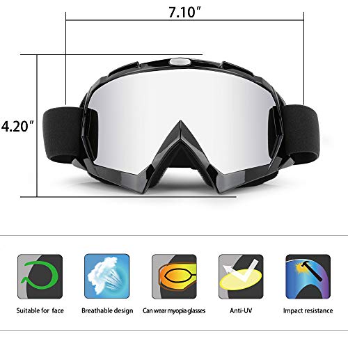 ZDATT Professional Adult Motocross Goggles Dirtbike ATV Motorcycle Gafas UV Protection Motorbike Ski Snowboard Goggles - Image 2