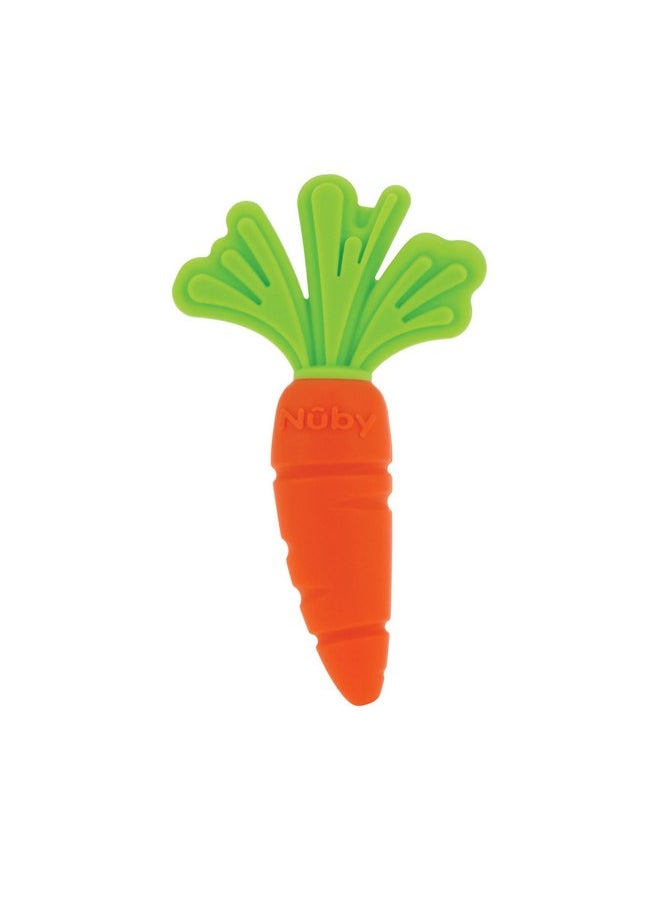 Nuby Carrot Massaging Teether with Green Carrot Top Bristles, 3+ Months - pzsku/Z68792F3BC4E1FD4B6328Z/45/_/1737031317/d875f090-c71e-4cbf-94cb-b6e155c8b49a