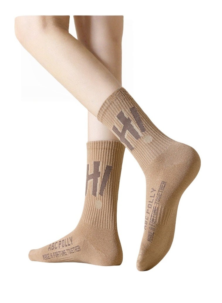 KUYING Fashion Anti Slip Breathable Sports Socks Five Piece Set  - Image 2