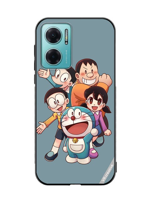 Protective Case Cover For Xiaomi Redmi Note 11E Doremon Design Multicolour