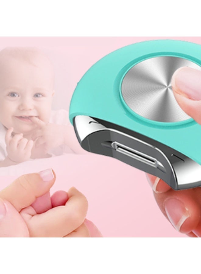 HUMJO 2-in-1 Electric Nail Clipper with LED Light - Automatic Polishing,  Type-C Rechargeable Safe Portable Fingernail Cutter for Home & Travel - Image 1