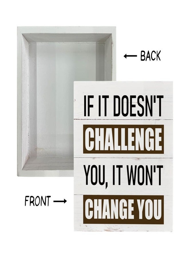 Razpah Inspirational Wood Signs - Motivational Fitness & Mindset Desk Decor for Home Office & Classroom Art - Image 3
