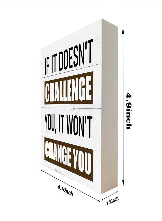 Razpah Inspirational Wood Signs - Motivational Fitness & Mindset Desk Decor for Home Office & Classroom Art - Image 2