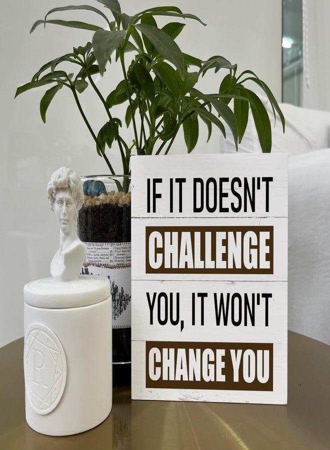 Razpah Inspirational Wood Signs - Motivational Fitness & Mindset Desk Decor for Home Office & Classroom Art - Image 5