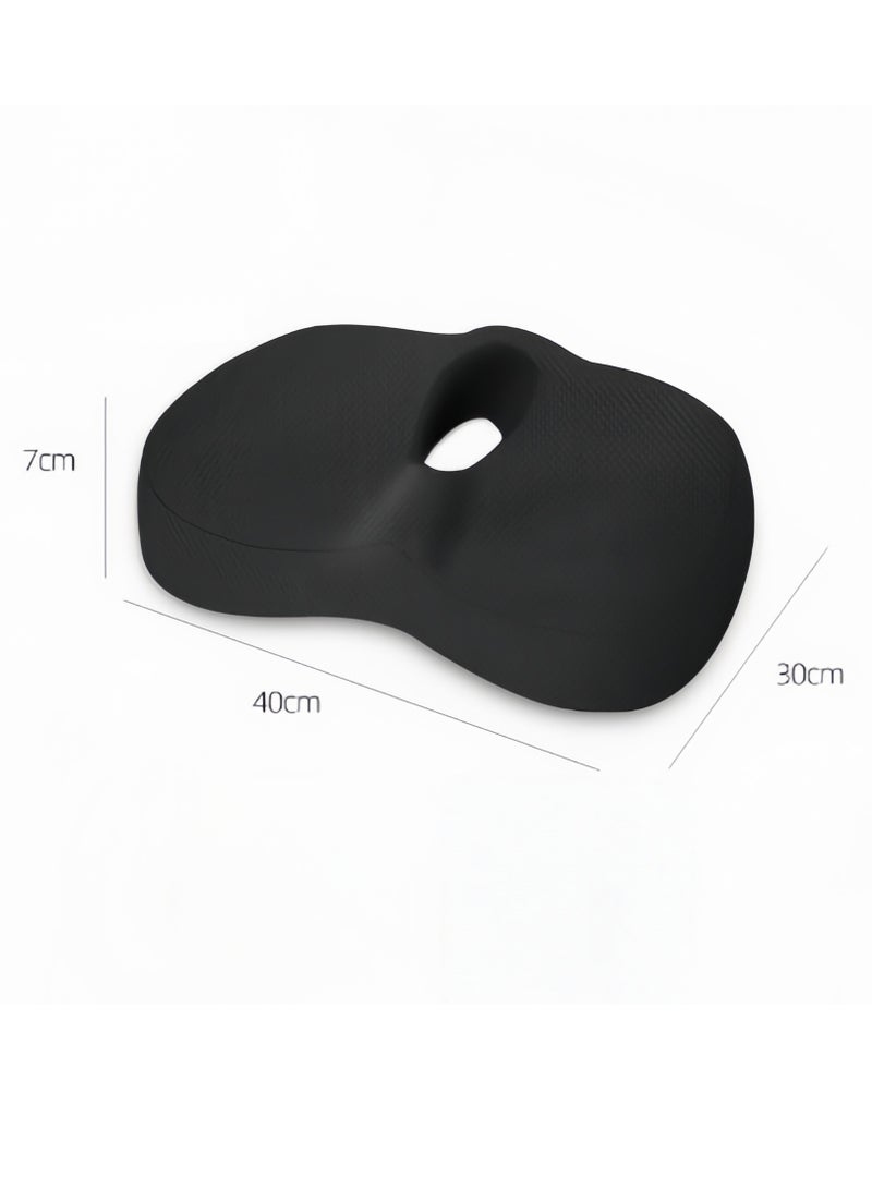 Seat cushion for any chair Comfortable Doctor recommended for back support Pain relief Sitting stress solution Posture aid Ergonomic Memory material Thoughtful gift  - Image 3