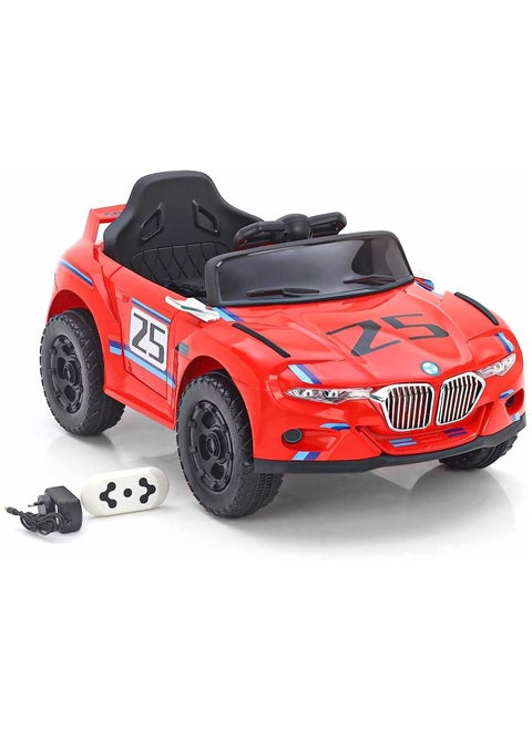 An Electric Ride-On Car Equipped With A Remote Control And Gasoline Pedals For One Person From 1 To 4 Years Old