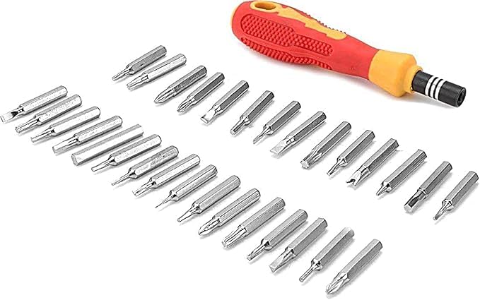 WAYRON WAYRON Screwdriver Socket Spanner Set Jackly Wrench Magnetic Toolkit for Home Office Car Bike MultiFunctional Tool Set for DIY Repairs  - Image 2