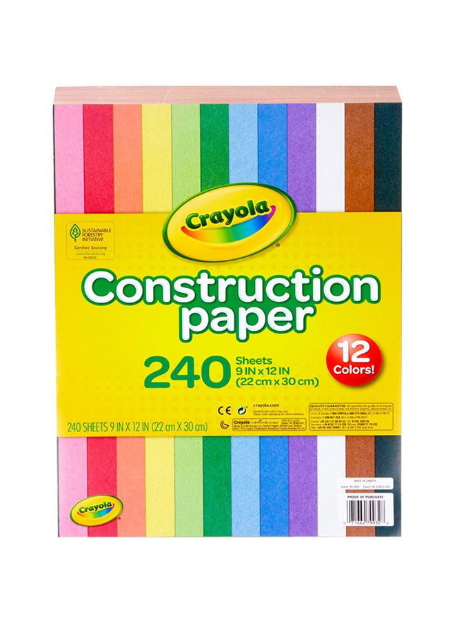 Crayola ورق إنشائي، 240 عد  - Image 1
